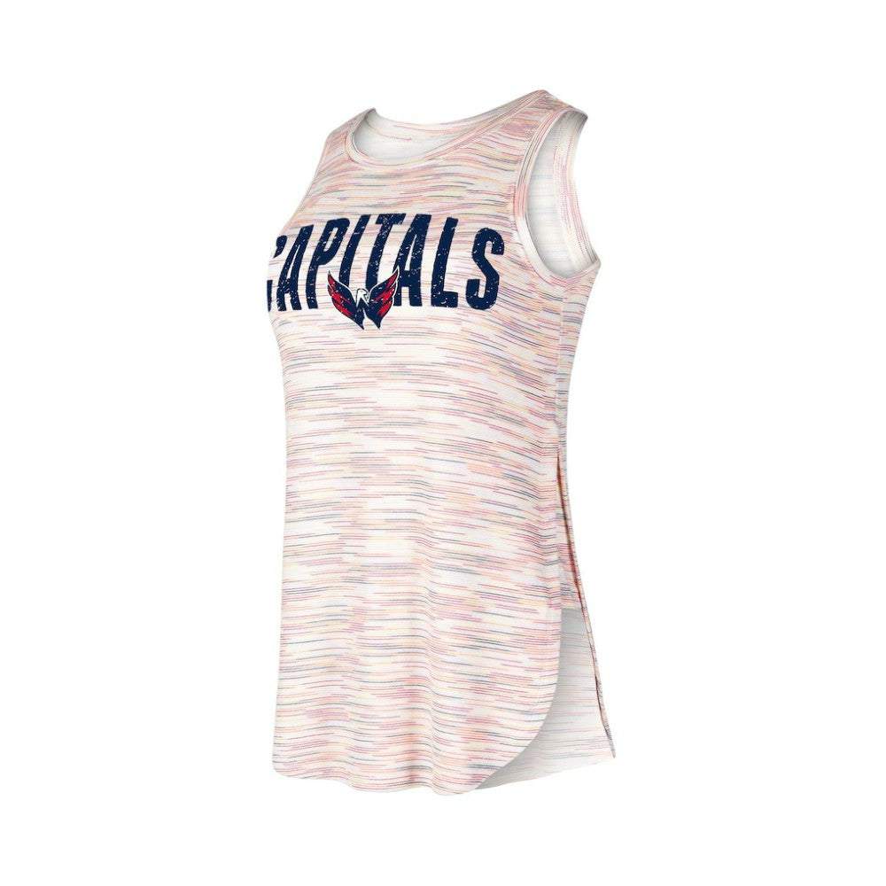 Washington Capitals Concepts Sport Women's Sunray Multicolor Tri-Blend Tank Top