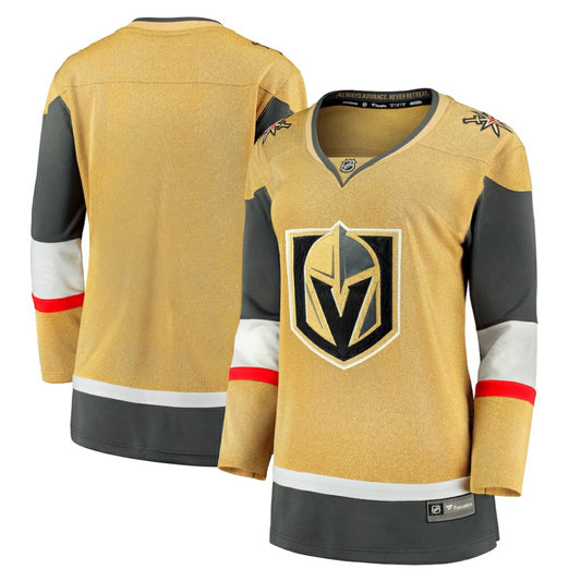 Vegas Golden Knights Fanatics Women's Home Breakaway Jersey - Gold | NHL Jerseys