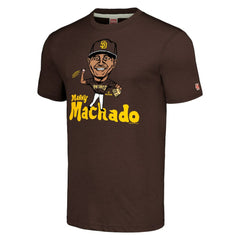 Manny Machado San Diego Padres Homage Caricature Tri-Blend T-Shirt discount