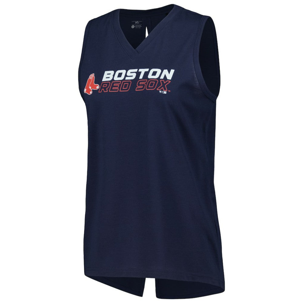 Boston Red Sox Levelwear Women's Paisley Chase V-Neck Tank Top for sale