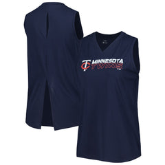 Minnesota Twins Levelwear Women's Paisley Chase V-Neck Tank Top Lifestyle