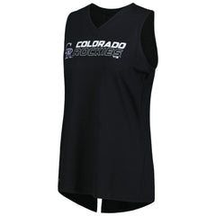 Colorado Rockies Levelwear Women's Paisley Chase V-Neck Tank Top Sale