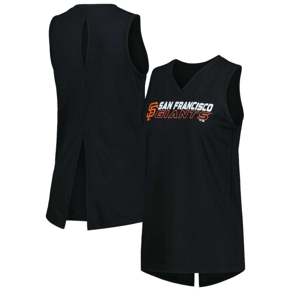 San Francisco Giants Levelwear Women's Paisley Chase V-Neck Tank Top On Sale
