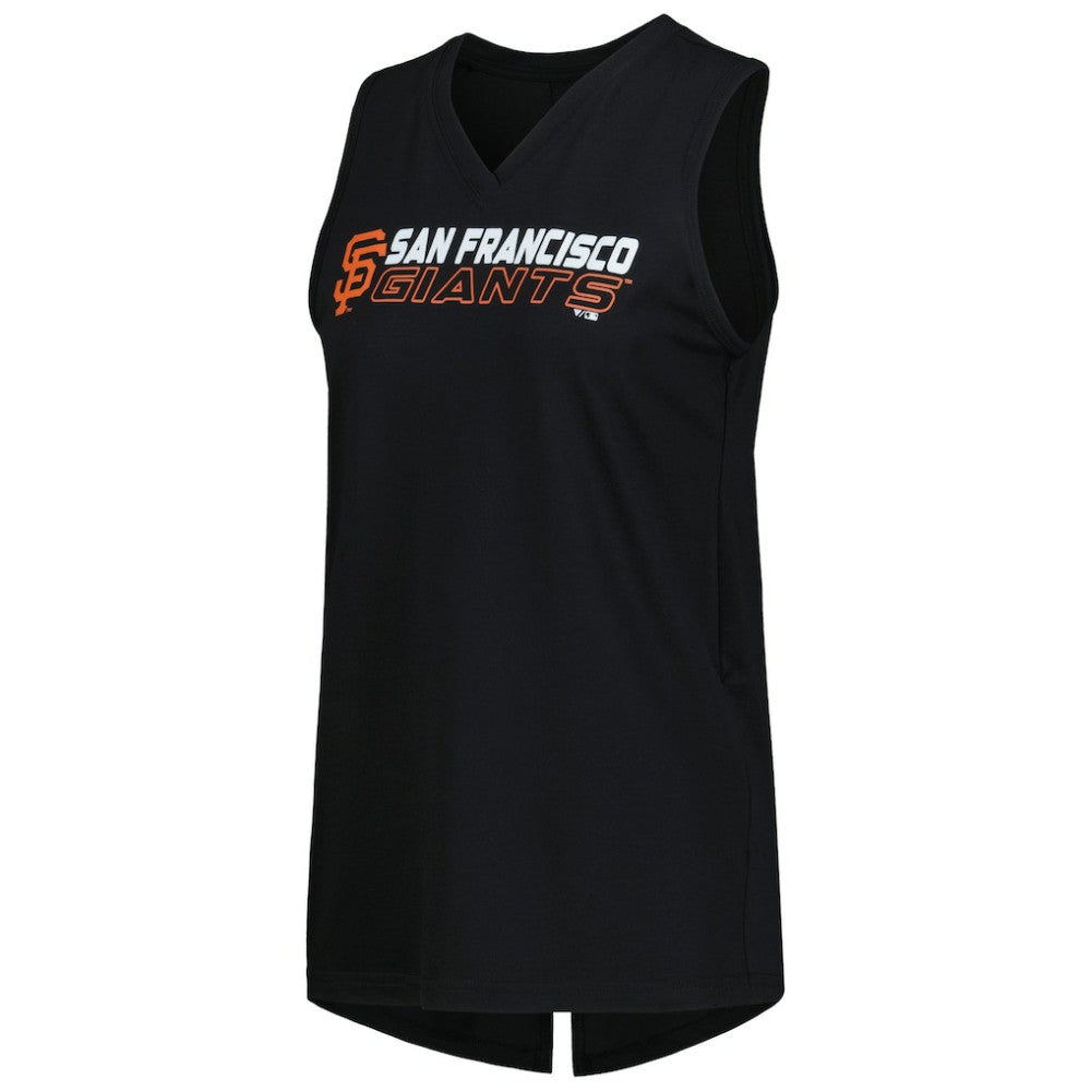 San Francisco Giants Levelwear Women's Paisley Chase V-Neck Tank Top On Sale