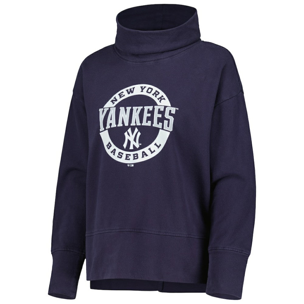 New York Yankees Levelwear Women's Sunset Farm Team Pullover Sweatshirt Clearance
