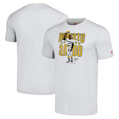 Roberto Clemente Pittsburgh Pirates Homage Illustration Tri-Blend T-Shirt for sale
