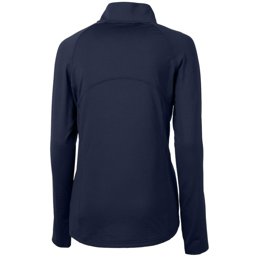Minnesota Twins Cutter & Buck Women's Adapt Eco Knit Stretch Half-Zip Logo Pullover Top Clearance