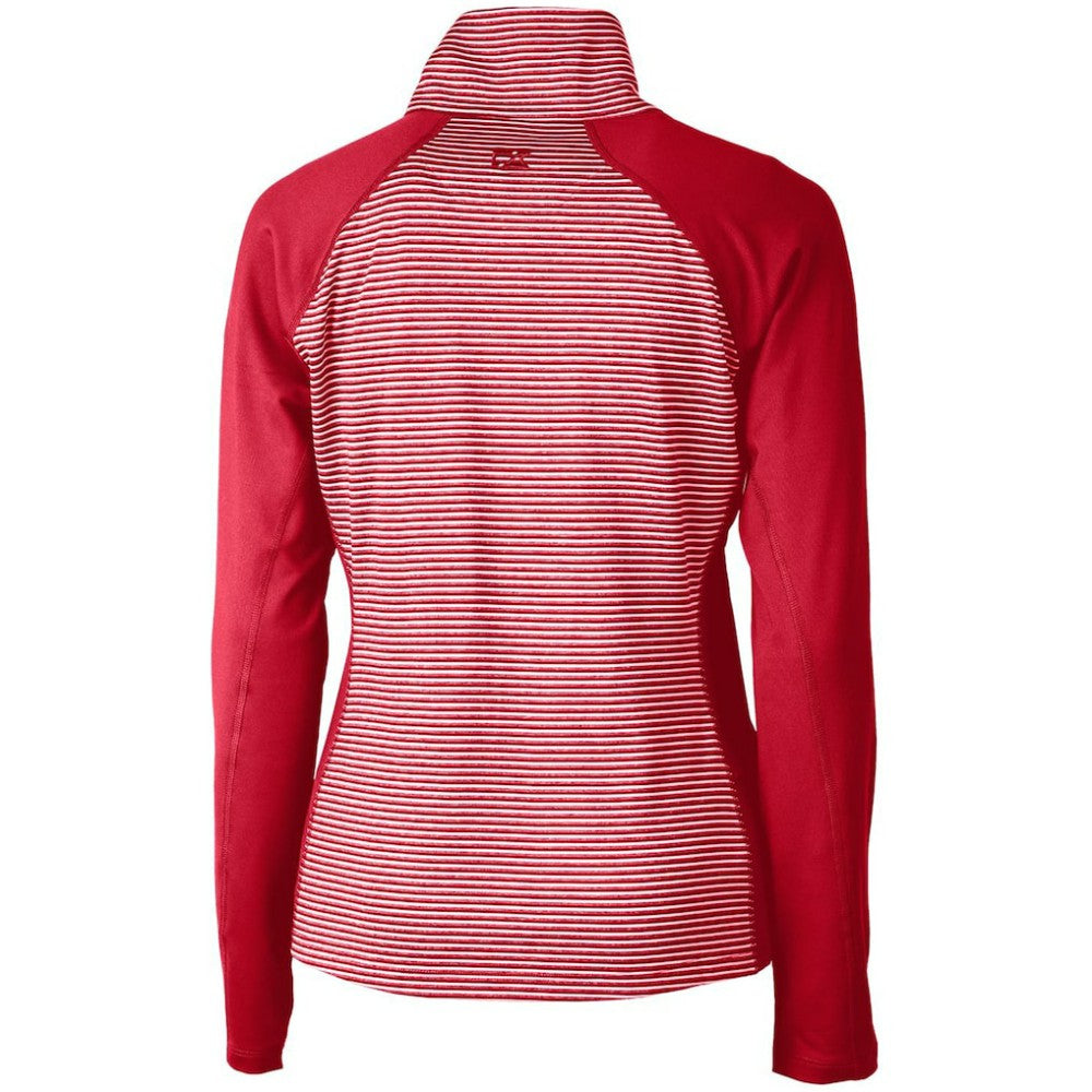 Minnesota Twins Cutter & Buck Women's DryTec Forge Tonal Stripe Stretch Half-Zip Top Near Me
