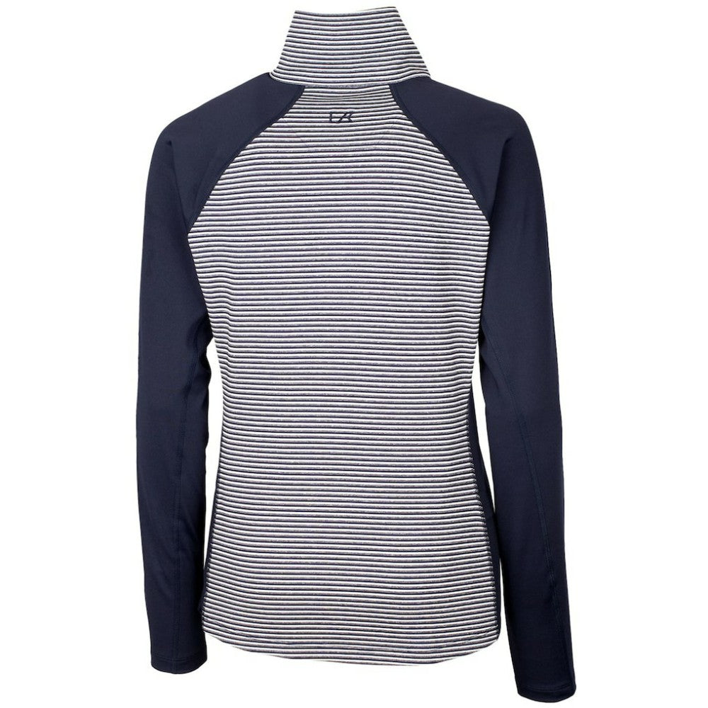 Minnesota Twins Cutter & Buck Women's DryTec Forge Tonal Stripe Stretch Half-Zip Top Near Me