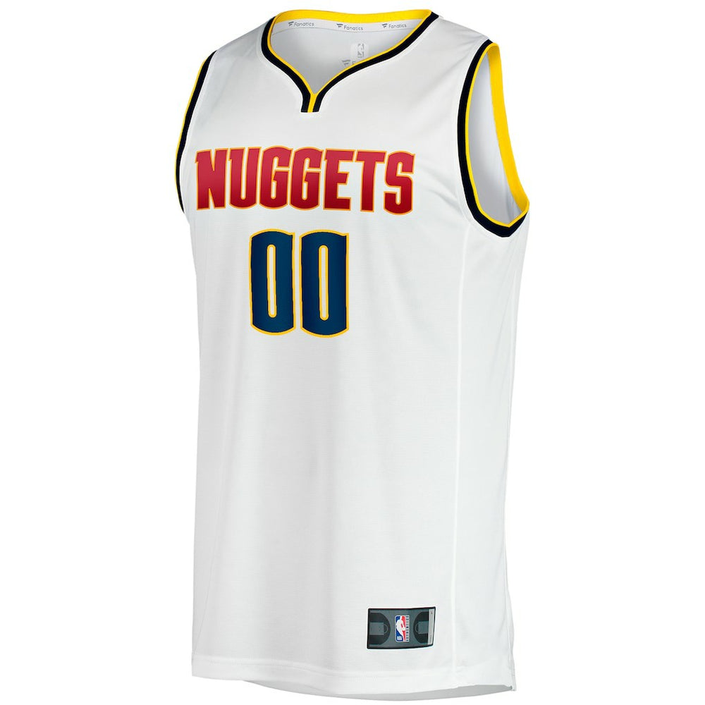 Fanatics - Denver Nuggets Fast Break Custom Replica Jersey - Association Editi- White