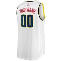 Fanatics - Denver Nuggets Fast Break Custom Replica Jersey - Association Editi- White
