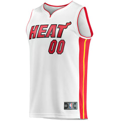 Fanatics - Miami Heat Fast Break Custom Replica Jersey - Association Edition - White
