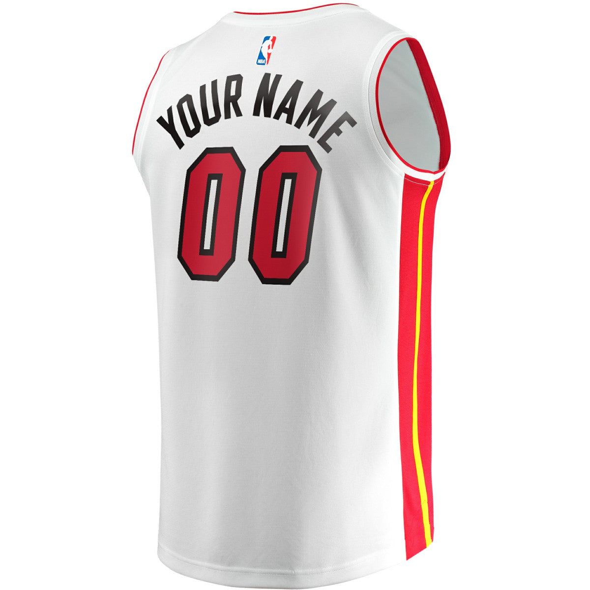 Fanatics - Miami Heat Fast Break Custom Replica Jersey - Association Edition - White