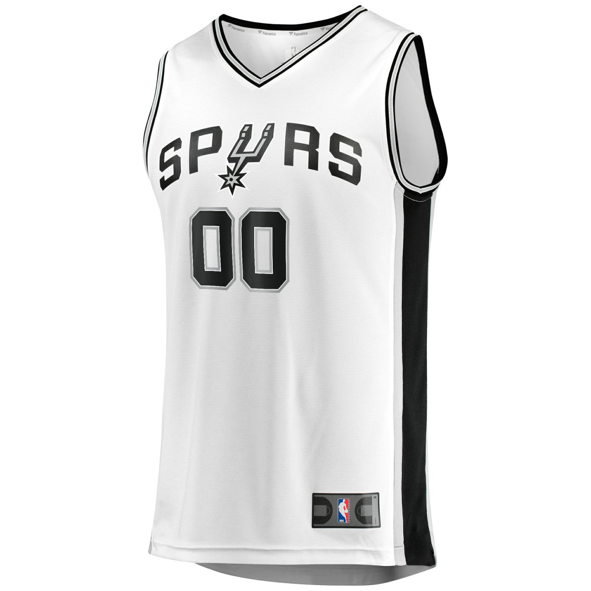 Fanatics - San Antonio Spurs Fast Break Custom Replica Jersey - Association Edition - White