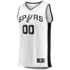 Fanatics - San Antonio Spurs Fast Break Custom Replica Jersey - Association Edition - White