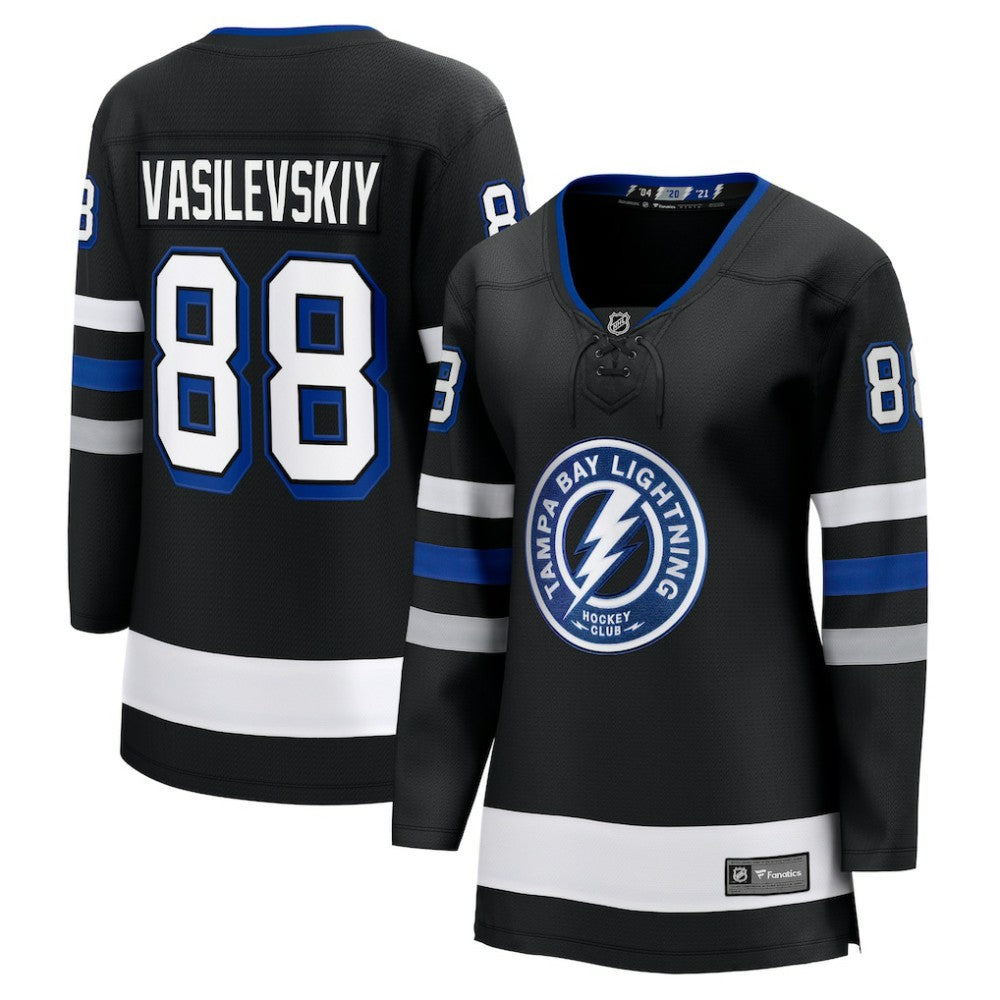 Andrei Vasilevskiy Tampa Bay Lightning Fanatics Women's Breakaway Jersey - Black | NHL Jerseys