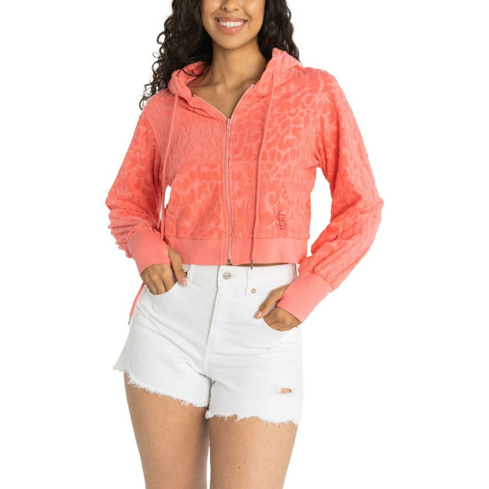 St. Louis Cardinals Lusso Women's Tabitha Cheetah Terry Full-Zip Sweatshirt Sale