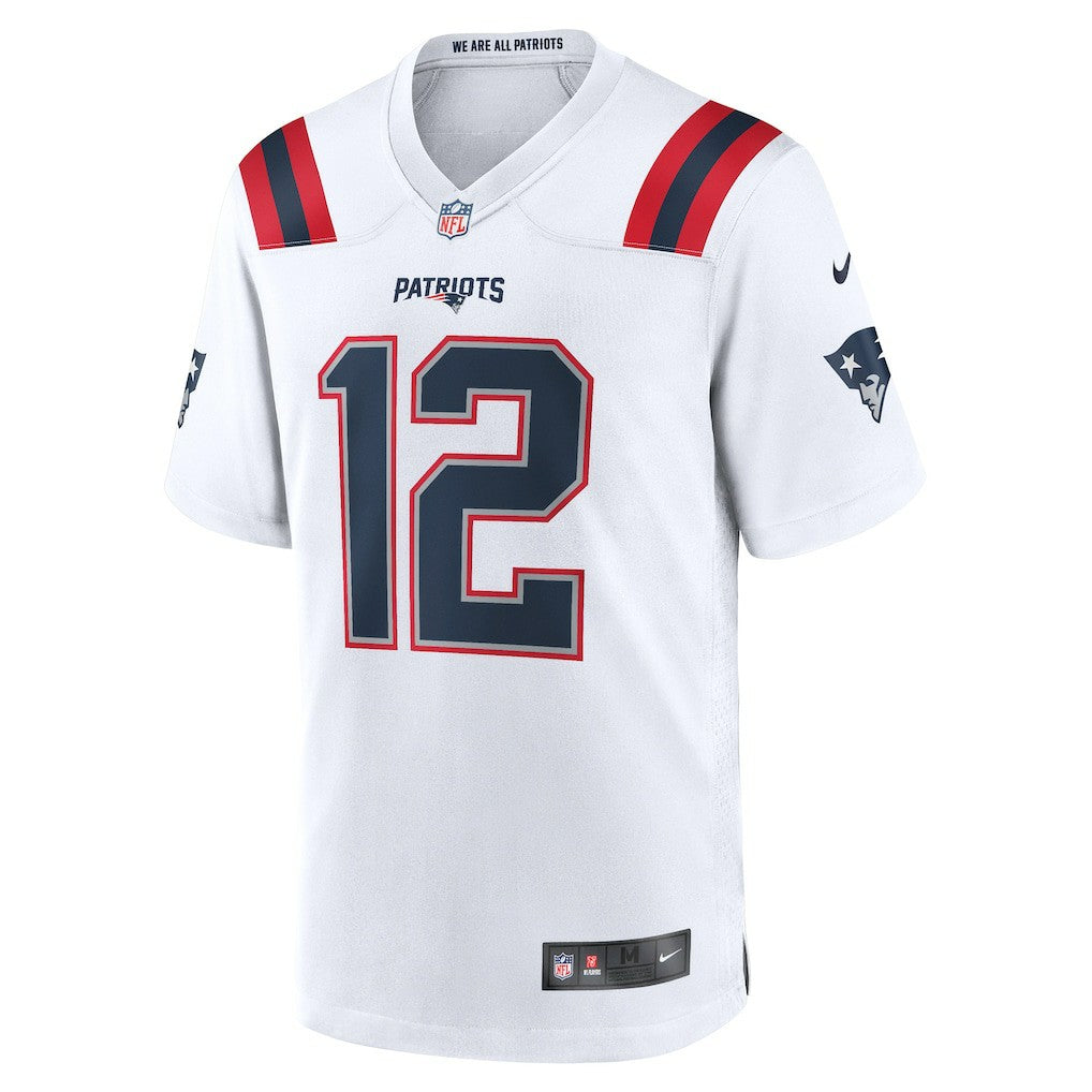 Tom Brady New England Patriots Retired Game Jersey White - Nike