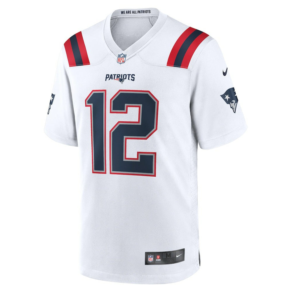 Tom Brady New England Patriots Retired Game Jersey White - Nike