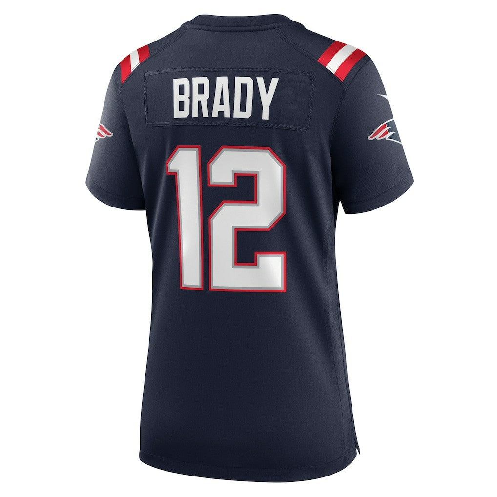 Tom Brady New England Patriots Women's Retired Game Jersey Navy - Nike