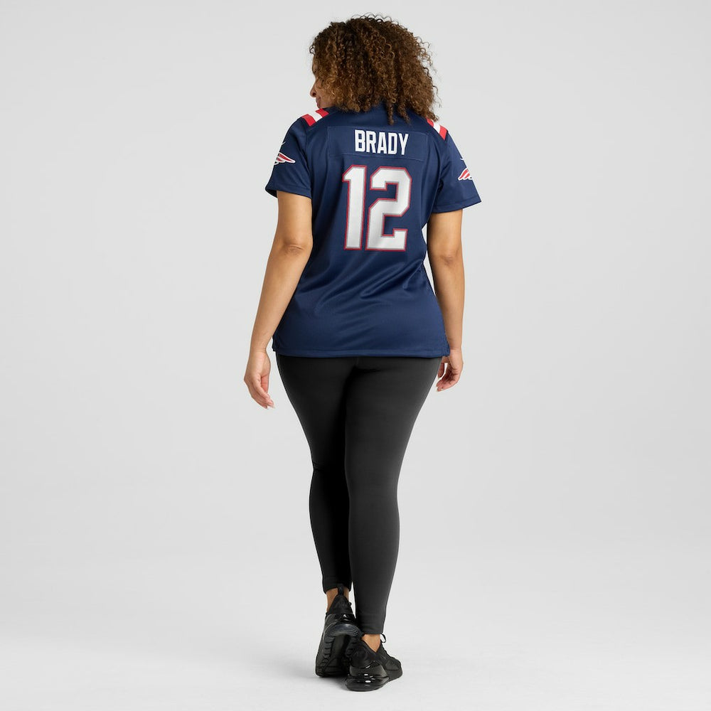 Tom Brady New England Patriots Women's Retired Game Jersey Navy - Nike