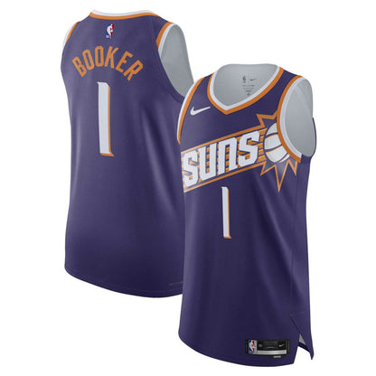 Devin Booker Phoenix Suns Authentic Jersey - Icon Edition - Purple | NBA Jerseys