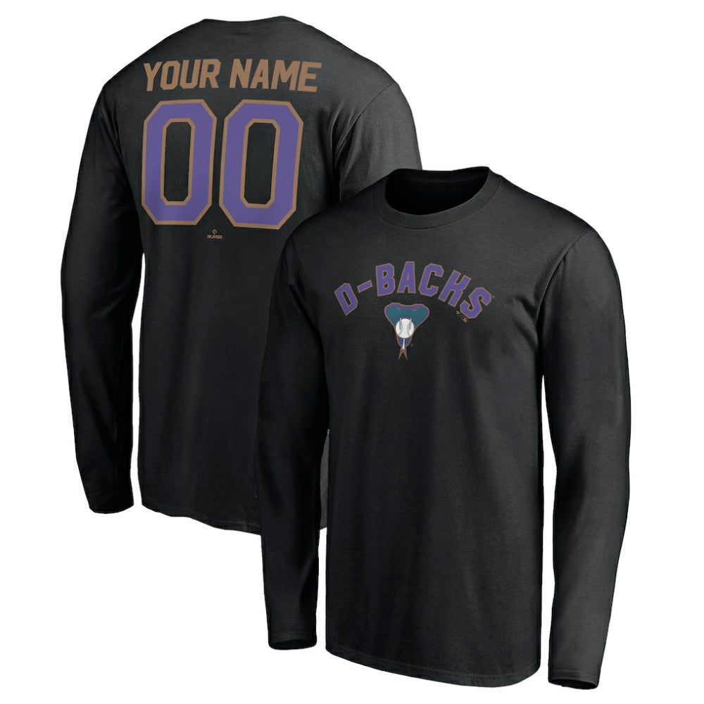 Arizona Diamondbacks Personalized Cooperstown Collection Winning Streak Long Sleeve T-Shirt Sale