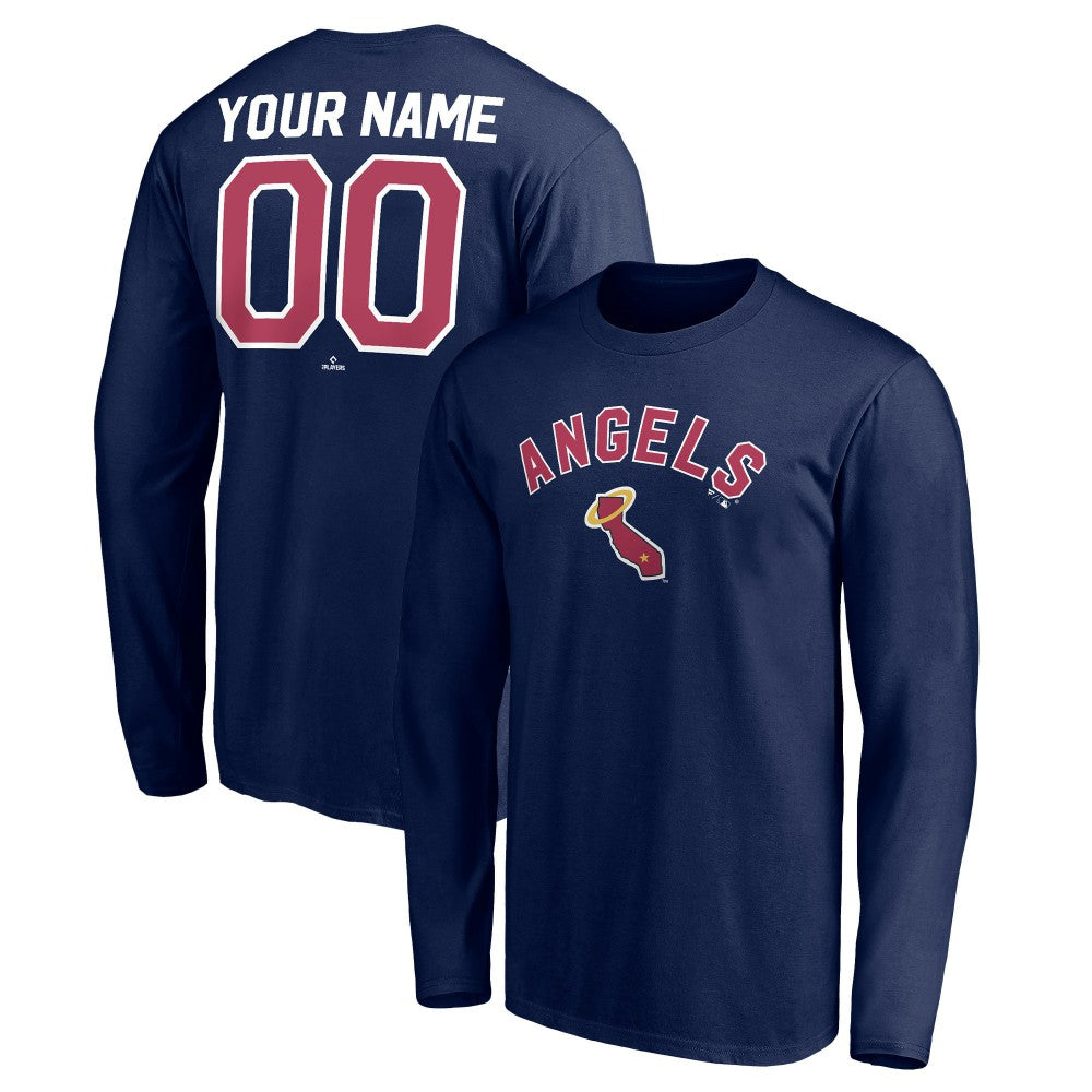 California Angels Personalized Cooperstown Collection Winning Streak Long Sleeve T-Shirt Online