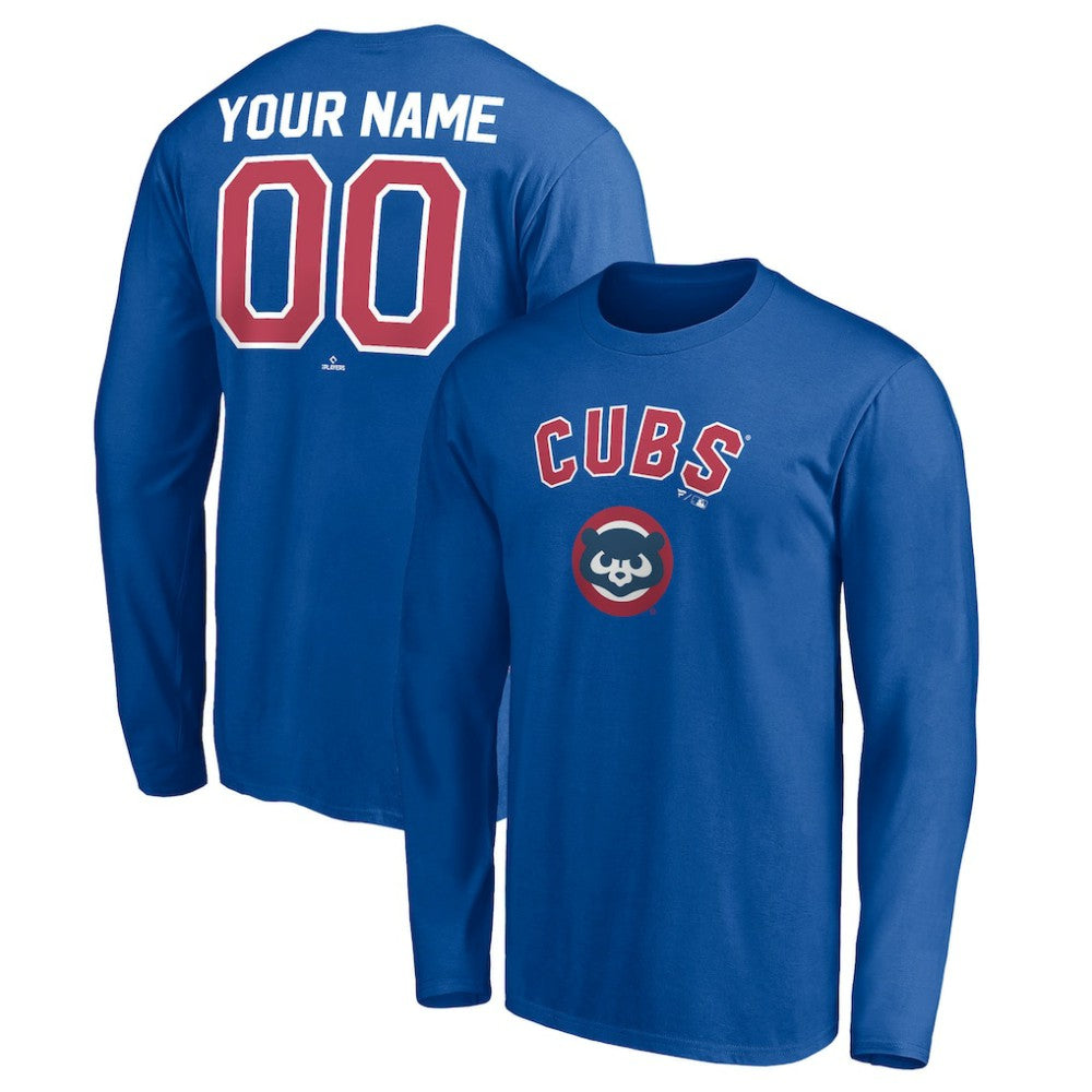 Chicago Cubs Personalized Cooperstown Collection Winning Streak Long Sleeve T-Shirt for sale