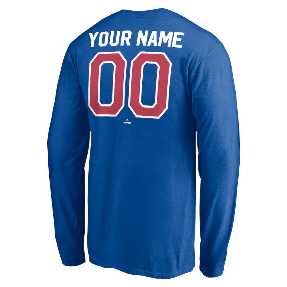 Chicago Cubs Personalized Cooperstown Collection Winning Streak Long Sleeve T-Shirt for sale