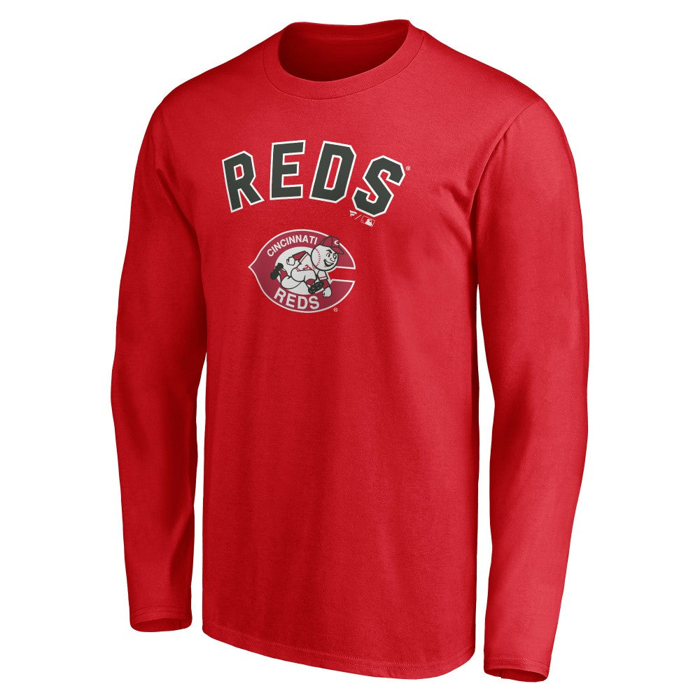 Cincinnati Reds Personalized Cooperstown Collection Winning Streak Long Sleeve T-Shirt Sale