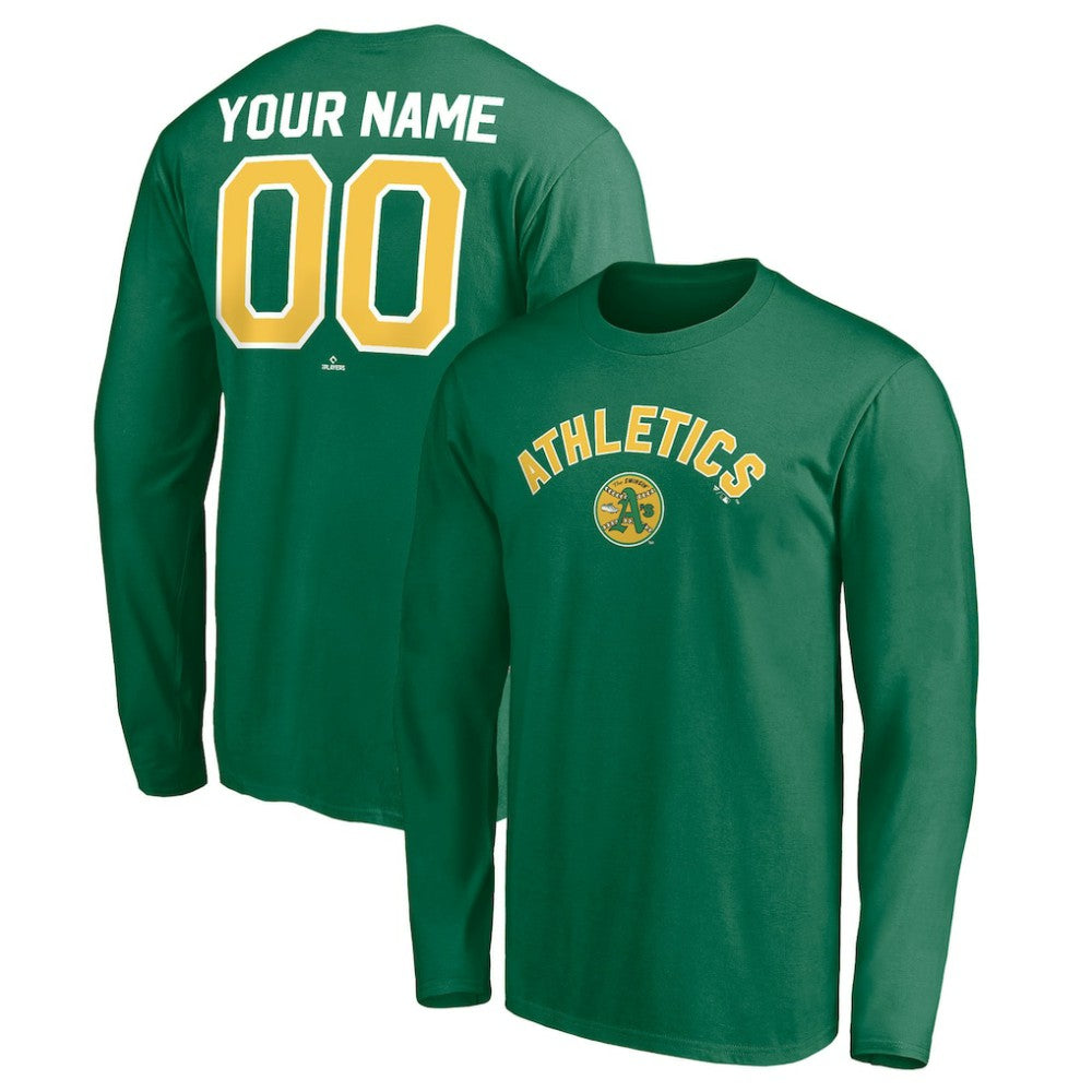 Athletics Personalized Cooperstown Collection Winning Streak Long Sleeve T-Shirt Clearance