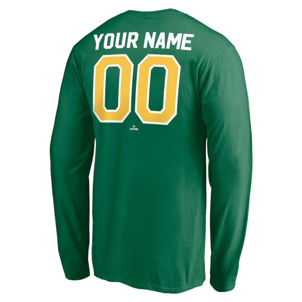 Athletics Personalized Cooperstown Collection Winning Streak Long Sleeve T-Shirt Clearance