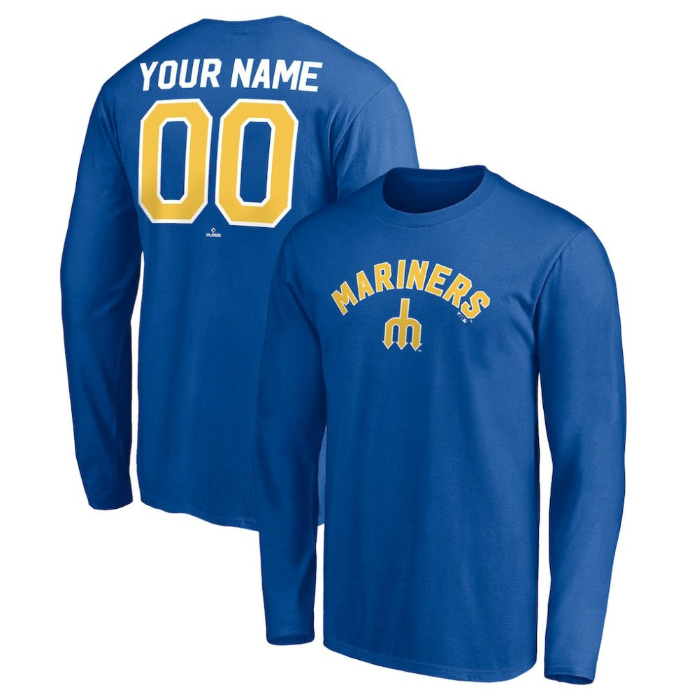 Seattle Mariners Personalized Cooperstown Collection Winning Streak Long Sleeve T-Shirt Lifestyle