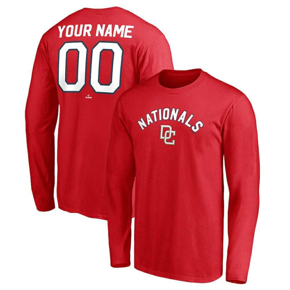 Washington Nationals Personalized Cooperstown Collection Winning Streak Long Sleeve T-Shirt Lifestyle