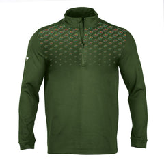 Minnesota Wild - Levelwear NHL x PGA Scout Midlayer Quarter-Zip Pullover Top Hunter Green