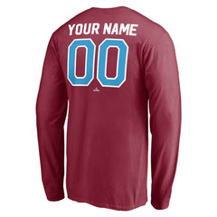Philadelphia Phillies Personalized Cooperstown Collection Alternate Winning Streak Long Sleeve T-Shirt Sale