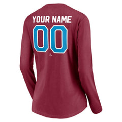 Philadelphia Phillies Women's Personalized Cooperstown Collection Alternate Winning Streak Long Sleeve V-Neck T-Shirt discount