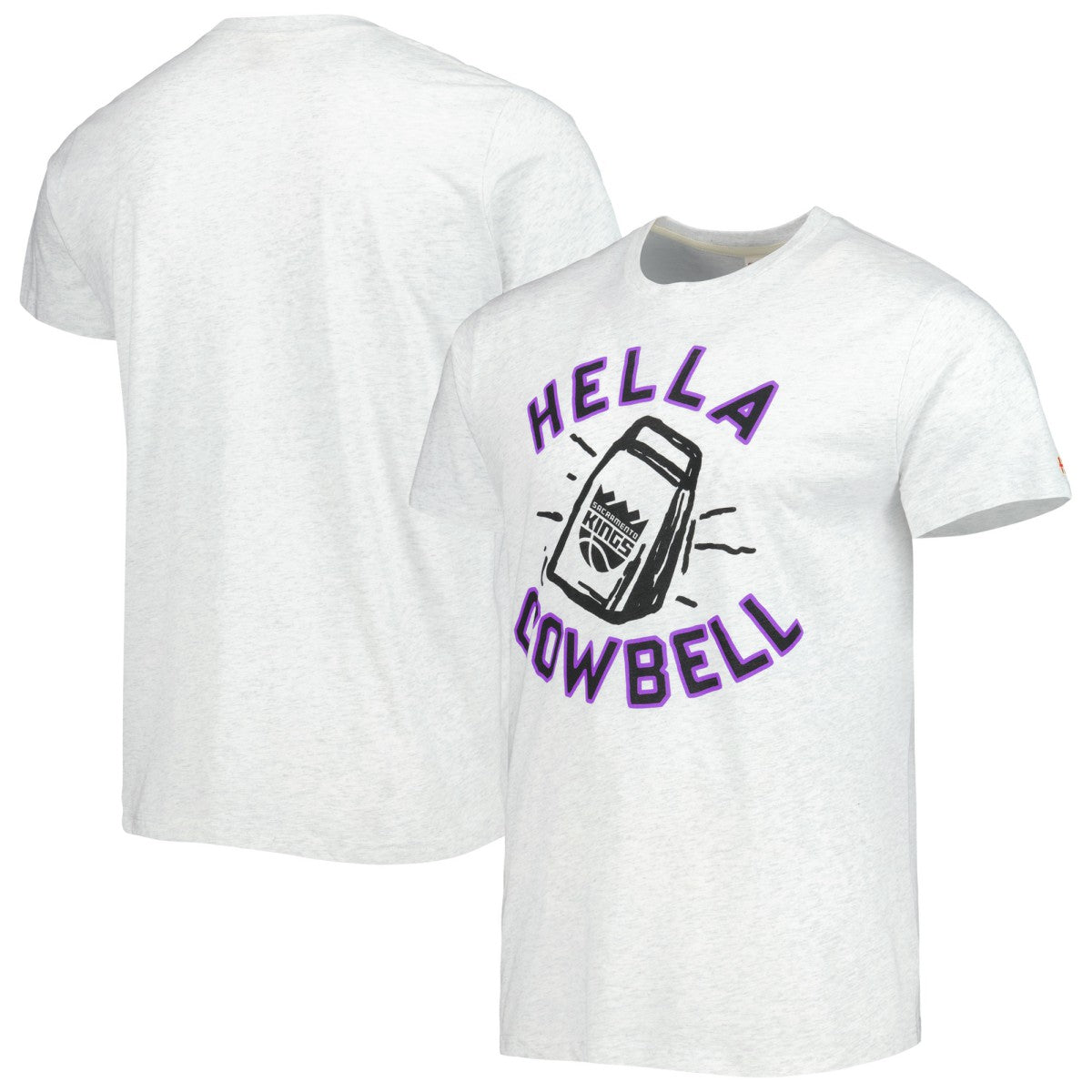 NBA - Sacramento Kings Homage Unisex Hometown Hyper Local Tri-Blend T-Shirt - Ash