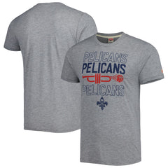 NBA - New Orleans Pelicans Homage Unisex Hometown Hyper Local Tri-Blend T-Shirt - Heather Gray