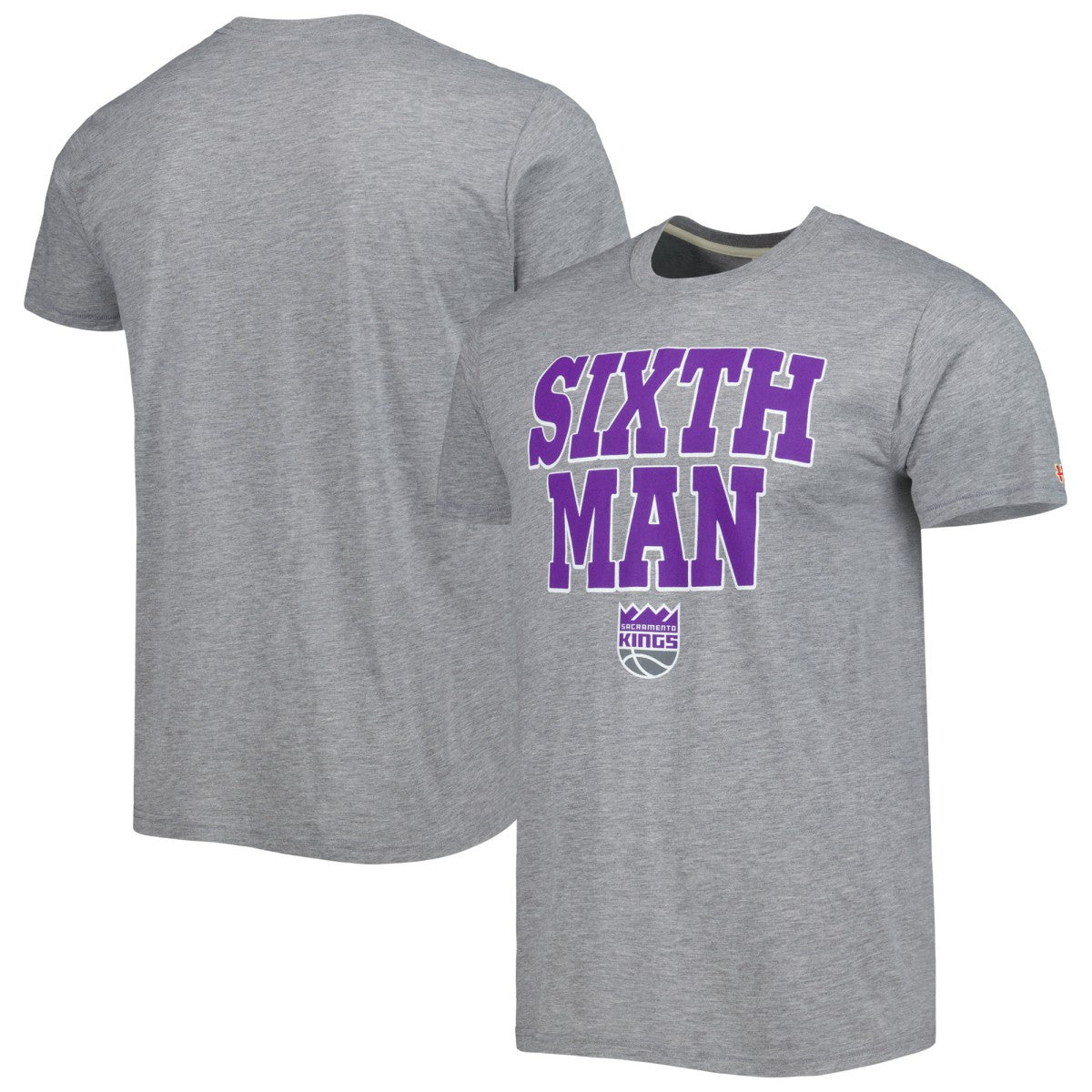 NBA - Sacramento Kings Homage Unisex Hometown Hyper Local Tri-Blend T-Shirt - Heather Gray