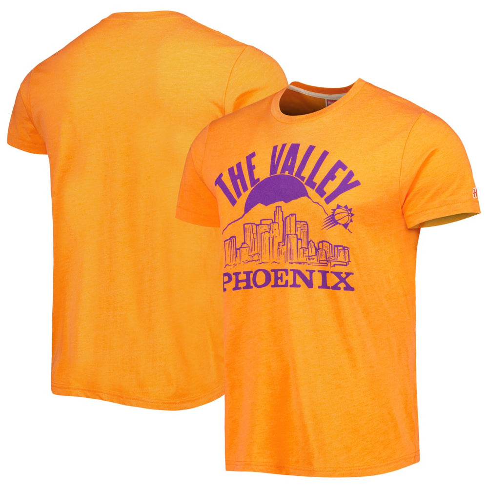 NBA - Phoenix Suns Homage Unisex Hometown Hyper Local Tri-Blend T-Shirt - Orange