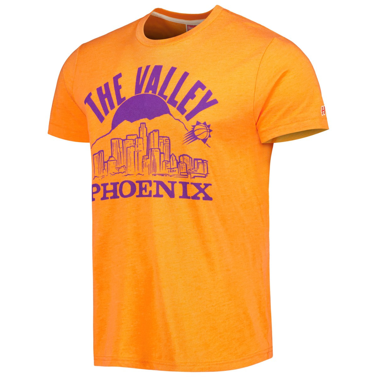 NBA - Phoenix Suns Homage Unisex Hometown Hyper Local Tri-Blend T-Shirt - Orange