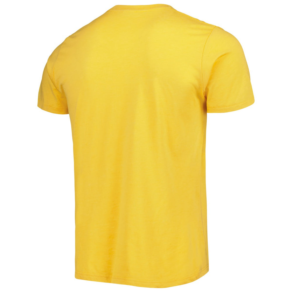 NBA - Utah Jazz Homage Unisex Team Mascot Tri-Blend T-Shirt - Gold