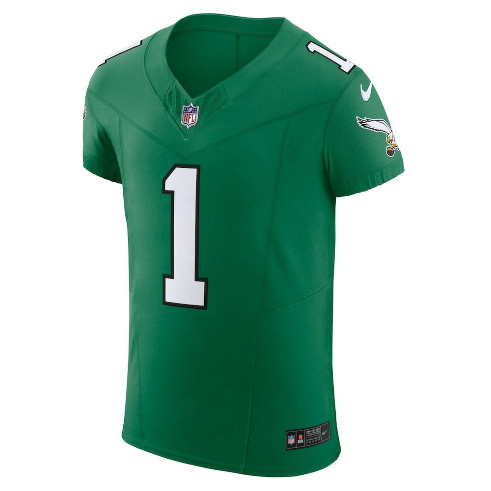 Jalen Hurts Philadelphia Eagles 2nd Alternate Vapor F.U.S.E. Elite Jersey Kelly Green - Nike