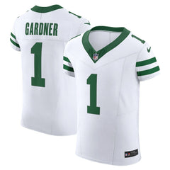 Ahmad Sauce Gardner New York Jets Alternate Vapor F.U.S.E. Elite Jersey White - Nike