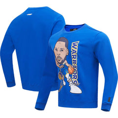 NBA - Stephen Curry Golden State Warriors Pro Standard Avatar Pullover Sweatshirt - Royal