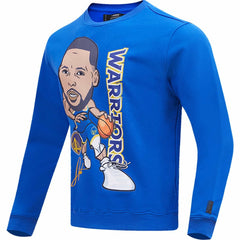 NBA - Stephen Curry Golden State Warriors Pro Standard Avatar Pullover Sweatshirt - Royal