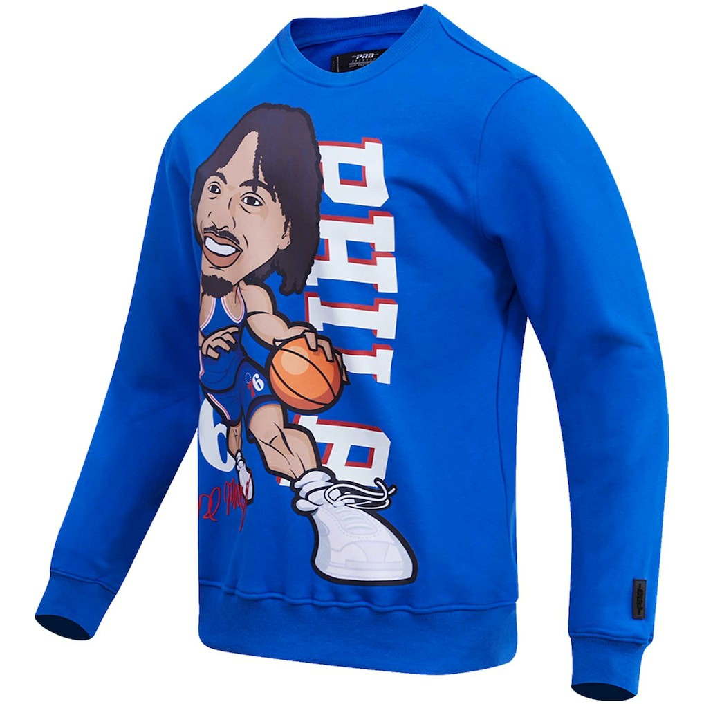 NBA - Tyrese Maxey Philadelphia 76ers Pro Standard Avatar Pullover Sweatshirt - Royal