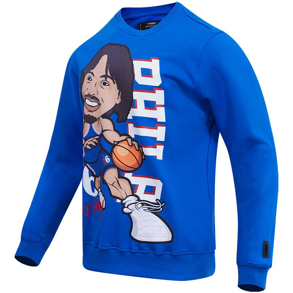 NBA - Tyrese Maxey Philadelphia 76ers Pro Standard Avatar Pullover Sweatshirt - Royal